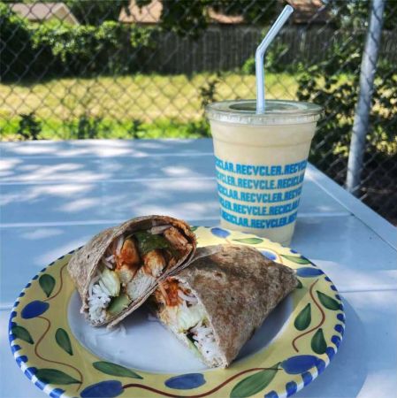 A wrap with protein